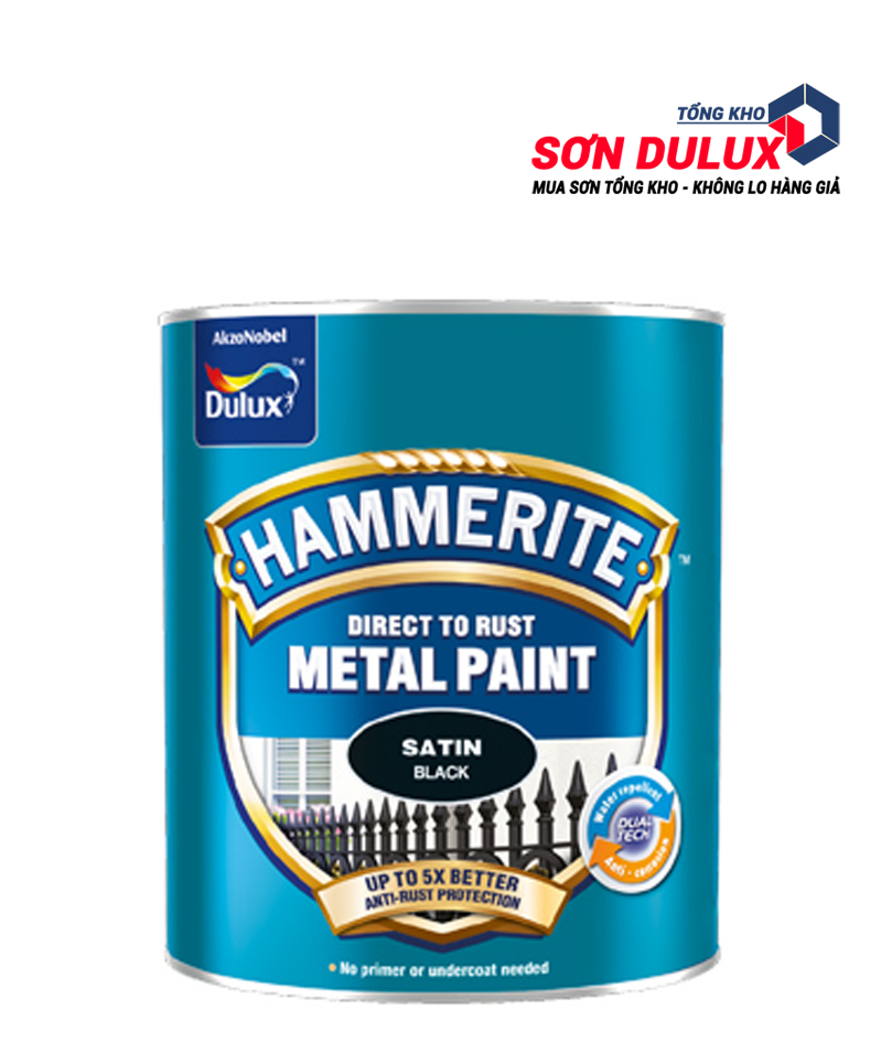 Sơn kim loại Dulux Hammerite bề mặt mờ