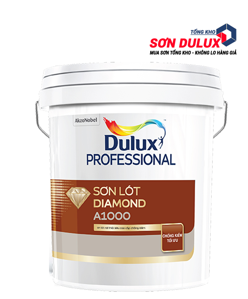 Sơn lót Dulux A1000 nội thất Diamond bề mặt mờ