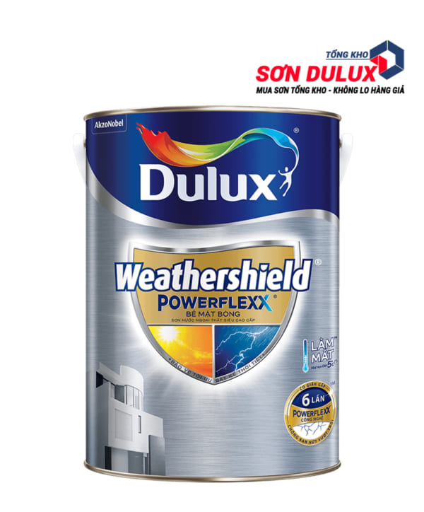 Sơn ngoại thất Dulux WeatherShield Powerflexx GJ8B