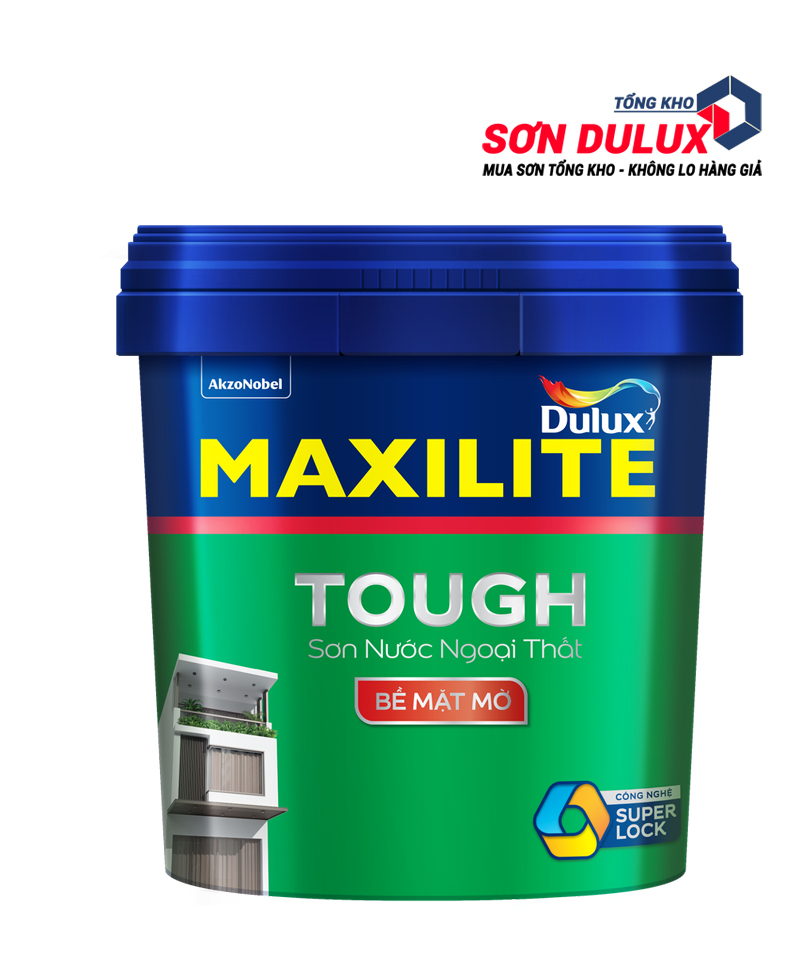 Sơn ngoài trời bề mặt mờ Maxilite Tough - 28C | Tổng Kho Sơn Dulux