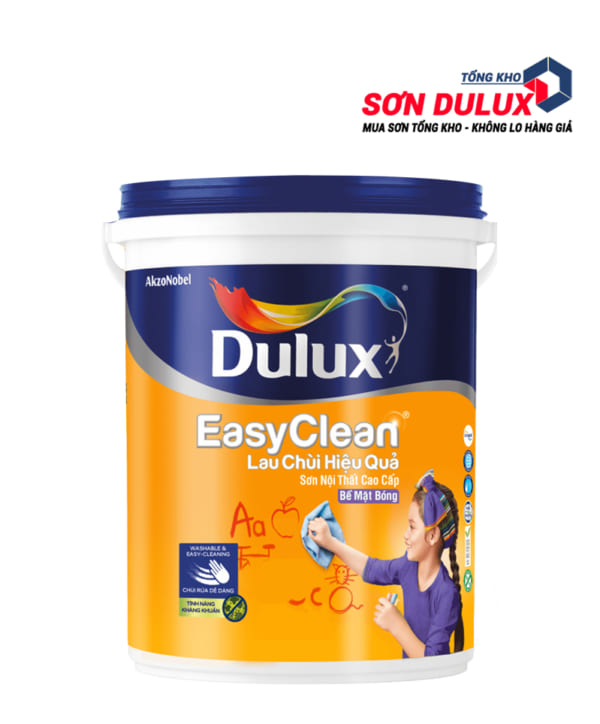 Sơn nội thất Dulux Easy Clean lau chùi hiệu quả bóng A991B