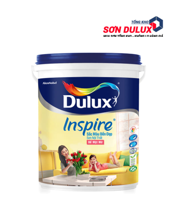 Sơn nội thất Dulux Inspire nội thất láng mịn 39A